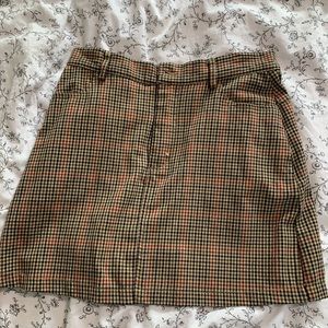 Plaid skirt